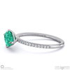emerald marquise cut pave engagement ring white gold with 18k white gold metal and marquise shape diamond