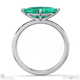 emerald marquise cut solitaire engagement ring white gold with 18k white gold metal and marquise shape diamond