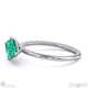 emerald marquise cut solitaire engagement ring white gold with 18k white gold metal and marquise shape diamond