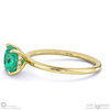 emerald cushion cut hidden halo engagement ring yellow gold with 18k yellow gold metal and cushion shape diamond