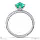 emerald marquise cut hidden halo sidestones engagement ring white gold with 9k white gold metal and marquise shape diamond