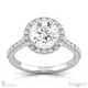 twist round halo natural diamond engagement ring platinum side natural diamonds with platinum metal and round shape diamond