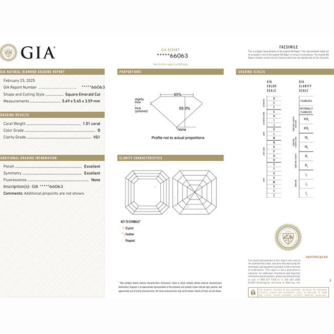 GIA Certified Asscher Cut Diamonds