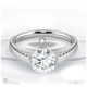 loving engraved soul natural diamond engagement ring white gold with 18k white gold metal and round shape diamond
