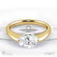 soul east-west oval natural diamond engagement ring yellow gold with 18k yellow gold metal and oval shape diamond