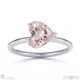 pink natural diamond heart cut east to west setting solitaire engagement ring platinum with platinum metal and heart shape diamond