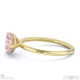 pink natural diamond heart cut east to west setting solitaire engagement ring yellow gold with 18k yellow gold metal and heart shape diamond