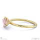 pink natural diamond marquise cut east to west setting solitaire engagement ring yellow gold with 9k yellow gold metal and marquise shape diamond