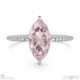 pink natural diamond marquise cut hidden halo side stones engagement ring white gold with 9k white gold metal and marquise shape diamond
