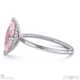 pink natural diamond marquise cut hidden halo engagement ring white gold with 9k white gold metal and marquise shape diamond