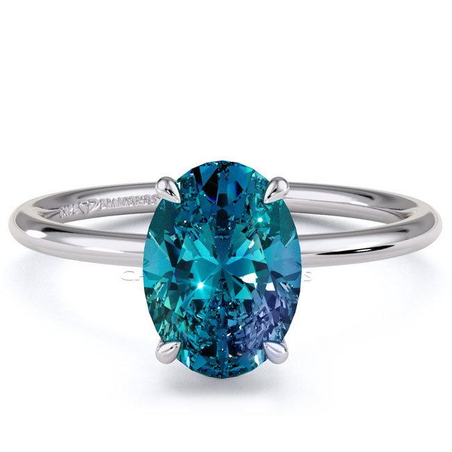 Solitaire Alexandrite Engagement Rings