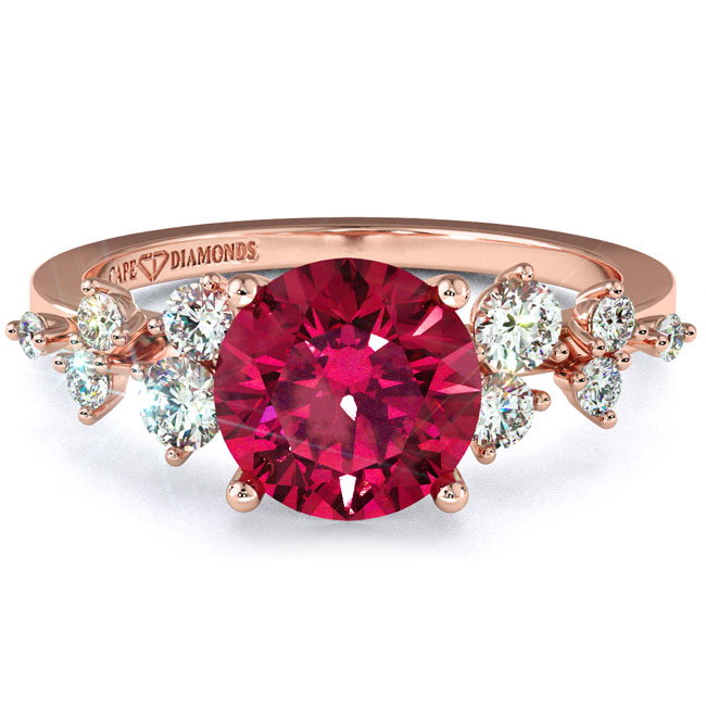 Rose Gold Trending Spinel Engagement Rings