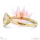 oval blushing bride natural diamond engagement ring yellow gold with 9k yellow gold metal and oval shape diamond