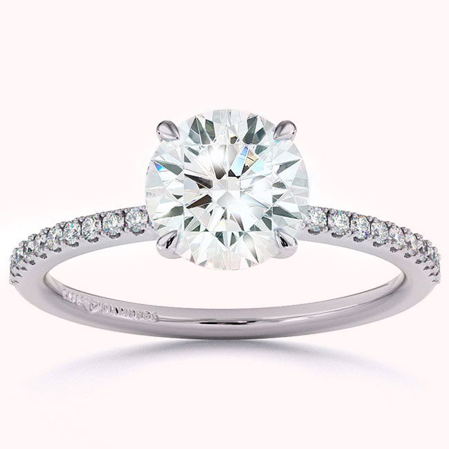 0.5ct or 1.00ct D Vs2 Natural Diamond Engagement Rings