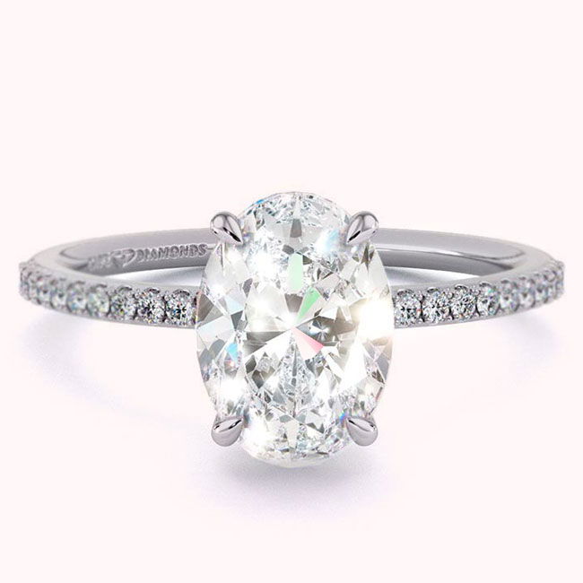 1ct or 1.5ct D Vvs1 Moissanite Engagement Rings