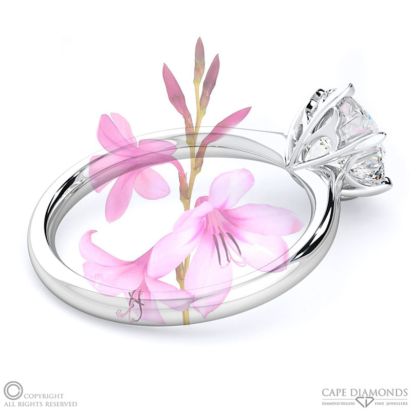 Watsonia Lab Grown Diamond Engagement Ring White Gold