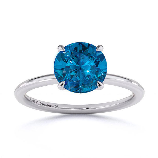 Solitaire Sapphire Engagement Rings