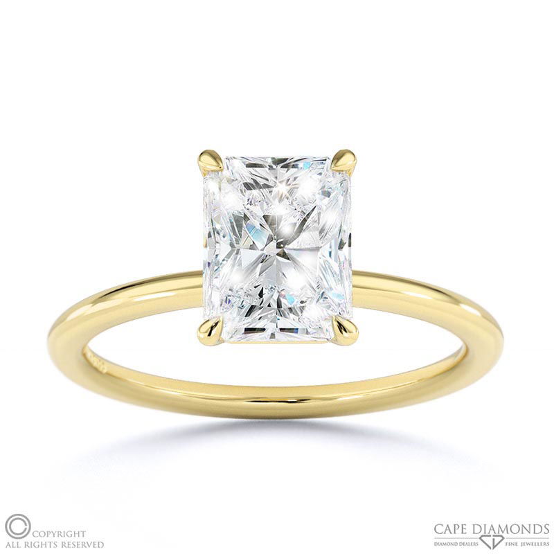 Trending Yellow Gold Diamond Engagement Rings