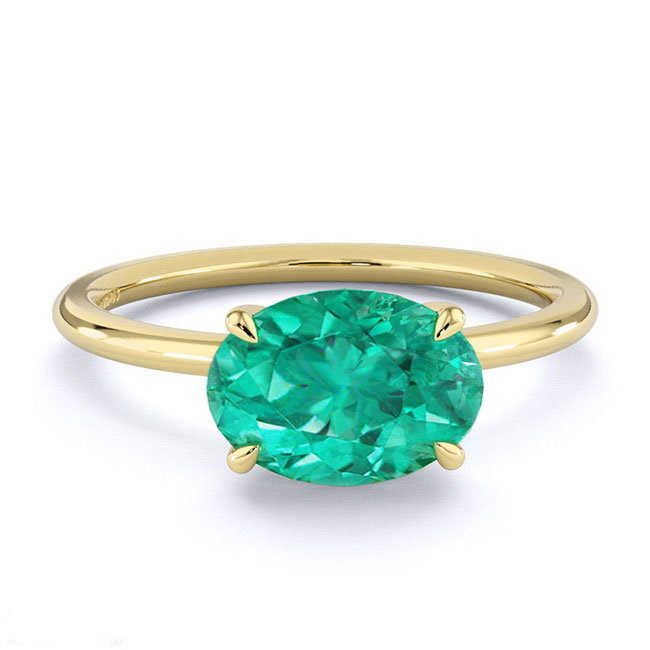 Yellow Gold Trending Garnet Engagement Rings