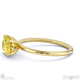 yellow lab grown diamond east west oval solitaire engagement ring yellow gold with 18k yellow gold metal and oval shape diamond