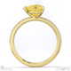 yellow natural diamond heart cut east to west pave engagement ring yellow gold with 18k yellow gold metal and heart shape diamond