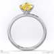 yellow lab grown diamond hidden halo marquise cut solitaire engagement ring white gold with 9k white gold metal and marquise shape diamond