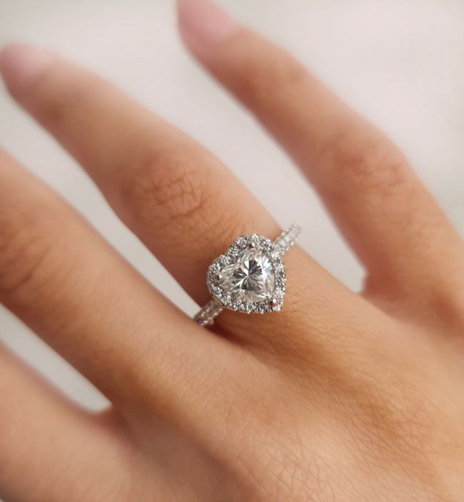 Your Heart Cut Diamond Engagement Ring