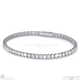 5.8ct Lab Grown Diamond White Gold 4 Claw Tennis Bracelets