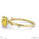 starlit yellow natural diamond hidden halo round side stone engagement ring yellow gold with 9k yellow gold metal and round shape diamond