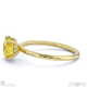 yellow lab grown diamond round cut hidden halo engagement ring yellow gold with 18k yellow gold metal and round shape diamond