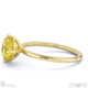 yellow lab grown diamond round cut east to west setting solitaire engagement ring yellow lab grown gold with 9k yellow gold metal and round shape diamond
