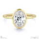 natural diamond oval cut basket bezel solitaire yellow gold engagement ring with 9k yellow gold metal and oval shape diamond