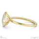 natural diamond oval cut basket bezel solitaire yellow gold engagement ring with 9k yellow gold metal and oval shape diamond
