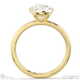 natural diamond oval cut basket bezel solitaire yellow gold engagement ring with 9k yellow gold metal and oval shape diamond