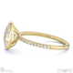 natural diamond oval-cut basket bezel setting pave yellow gold engagement ring with 9k yellow gold metal and oval shape diamond