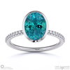 alexandrite oval cut basket bezel side stones platinum engagement ring with platinum metal and oval shape diamond