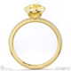 yellow lab grown diamond oval-cut basket bezel setting pave yellow lab grown gold engagement ring with 9k yellow gold metal and oval shape diamond
