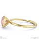 pink natural diamond round cut basket bezel setting solitaire yellow gold engagement ring with 9k yellow gold metal and round shape diamond