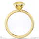 yellow natural diamond round-cut basket bezel setting solitaire yellow natural gold engagement ring with 9k yellow gold metal and round shape diamond