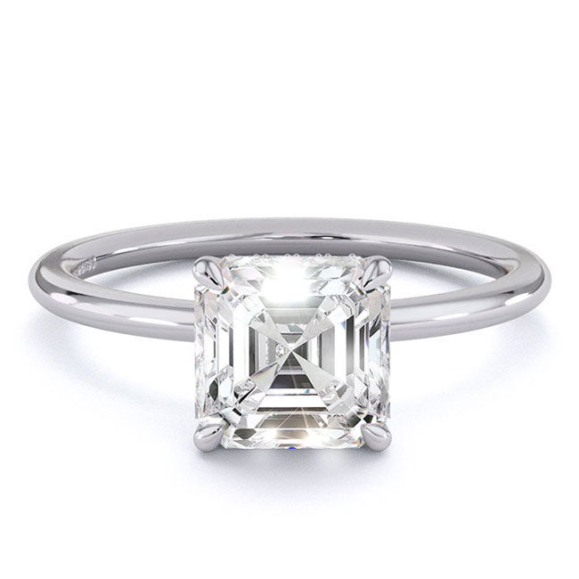 White Gold Engagement Ring Collection