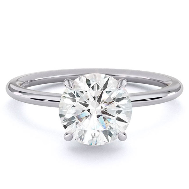 White Gold Engagement Ring Collection