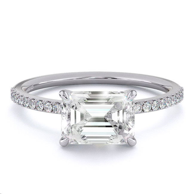 White Gold Engagement Ring Collection