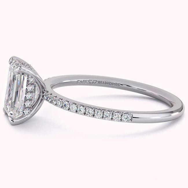 White Gold Engagement Ring Collection