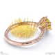 pin cushion fynbos yellow lab grown diamond side diamond engagement ring rose gold with 18k rose gold metal and round shape diamond
