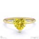 yellow lab grown diamond heart solitaire claw engagement ring yellow gold with 9k yellow gold metal and heart shape diamond
