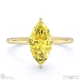 yellow lab grown diamond marquise solitaire claw engagement ring yellow gold with 18k yellow gold metal and marquise shape diamond
