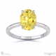 yellow natural diamond oval cut hidden halo engagement ring white gold with 9k white gold metal and oval shape diamond