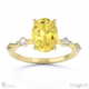 yellow lab grown diamond bubble drop oval cut engagement ring yellow gold with 9k yellow gold metal and oval shape diamond