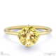 yellow lab grown diamond round cut east to west setting solitaire engagement ring yellow lab grown gold with 9k yellow gold metal and round shape diamond