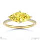 yellow lab grown diamond marquise cut east to west pave engagement ring yellow gold with 9k yellow gold metal and marquise shape diamond
